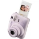 Набор камера моментальной печати Fujifilm Instax Mini 12 Purple + чехол + фотопленка 10 шт - изображение 4