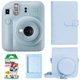 Камера моментального друку Fujifilm Instax Mini 12 Pastel Blue + чохол + фотоплівка 20 шт + фотоальбом + фоторамка - зображення 1