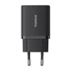 Мережевий зарядний пристрій Baseus Cube Fast Charger C+U 30W EU Cluster Black - изображение 1