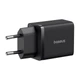 Мережевий зарядний пристрій Baseus Cube Fast Charger C+U 30W EU Cluster Black - изображение 7