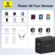 Мережевий зарядний пристрій Baseus Cube Fast Charger C+U 30W EU Cluster Black - изображение 15