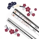 Палички для їжі BauTech Chopsticks із нержавіючої сталі в китайському стилі Журавлі Сріблястий (1015-464-01) - зображення 7