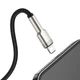 Кабель Baseus Cafule Series Metal Data Cable USB to IP 2.4A 1m Black (CALJK-A01) - изображение 5