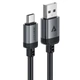Кабель ACEFAST C20-04 USB-A to USB-C aluminum alloy charging data cable Black (6974316283782) - зображення 1