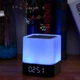 Ночник лампа многоцветный портативный светильник MiNi-HiFi Speaker и беспроводная спикер Bluetooth с часами 1200 mAh - изображение 6