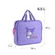 Сумка-портфель А4 Kite Kuromi "Котёнок Куроми" 34х27х7 см тканевая фиолетовая (HK25-589-2) - изображение 2