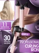 Профессиональная плойка для волос волна VGR PROFESSIONAL Плойка для локонов, плойка щипци для завивки волос три волны 100 Вт Pink - изображение 1