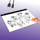 LED планшет для малювання та копіювання BauTech з плавним регулюванням яскравості Білий (1015-677-00) - зображення 2