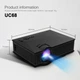 Домашний мини проектор uc68 wifi мультимедийный проектор для фильмов и презентаций - изображение 4