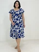 Халат жіночий Triko Макі 48-50 Різнокольоровий (89792919-1) - зображення 4