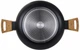 Кастрюля Bergner Earth black с крышкой 20 см 2.5 л (BG-32035-BK) - изображение 3