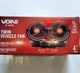 Двойной вентилятор в салон автомобиля VOIN HX-T307 4'' 12V 6.5W - изображение 4