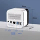 Смарт ТВ приставка H96 Max H728 4/128 Гб Smart TV Box Android TV 14 (585-128) - зображення 5