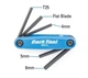 Мультитул Park Tool AWS-9.2 4/5/6мм Т25 отвертка (1084-TOO-75-97) - изображение 2