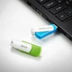 Флеш-накопичувач Apacer USB 2.0 AH335 64Gb Green (AP64GAH335G-1) - изображение 5