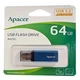 Флеш-накопичувач Flash Apacer USB 3.2 Gen 1 AH25C 64GB Blue (AP64GAH25CU-1) - зображення 1