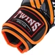 Перчатки боксерские кожаные Twins Special 5058 на липучке размер 12 унций Black-Orange - изображение 6