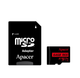 Карта пам'яті microSDXC (UHS-1) Apacer 64Gb class 10 V10 A1 R100MB/s (adapter SD) (AP64GMCSX10UB-R) - изображение 1