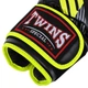 Рукавички шкіряні боксерські Twins Special 5058 на липучці розмір 12 унцій Black-Yellow - зображення 5