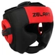 Шлем боксерский кожаный с полной защитой Zelart Fight Gear 3870 размер L Black-Red - изображение 1