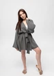 Кимоно Pretty из муслина короткое серое One size - изображение 2