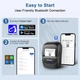 Термопринтер етикеток CLABEL 221B Bluetooth для iOS та Android, чорний - Уценка - изображение 8