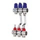 Коллектор гребенка для теплого пола расходомерами 3 контура KOER KR.1110-02 1"x3 WAYS KR2640 - изображение 1