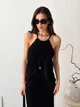 Юбка длинная осенняя женская ARTKNIT Loren 39583 XL Черная (4823093471191) - изображение 3