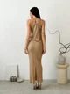 Юбка длинная осенняя женская ARTKNIT Loren 39586 S Бежевая (4823093471085) - изображение 5