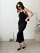 Юбка длинная осенняя женская ARTKNIT Loren 39601 M Черная (4823093471368) - изображение 3