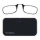 Очки Thinoptics +1.50, черные + Чехол универсальный черный (1.5BBUP) - изображение 1