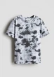 Футболка сіра тай дай для хлопчика h&m 8-10 років 134-140 см - зображення 1