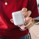 Силиконовый чехол для Apple Airpods 4 с рисунком - Доллары в губах - изображение 2