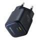 Зарядний блок живлення Type-C Baseus PicoGo GaN 45 W 20 V 3 A чорний - зображення 4