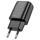 Мережевий зарядний пристрій HOCO C134A Solid 12 Вт USB-A чорний - изображение 4