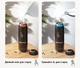 Портативная кофеварка iCafilas Travel Espresso Maker ME2218 Коричневая для молотого кофе и капсул Nespresso (ME2218BR) - изображение 5