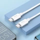Кабель USB Type-C to USB Type-C 60W / Провод шнур Юсб Тайп си на Юсб Тайп си для быстрой зарядки и передачи данных 1м - изображение 5