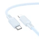 Кабель для зарядки Lightning Type-C для iphone / провод, шнур Тайп си на Лайтнинг зарядный кабель для айфона 1м 27W Blue A1 - изображение 2