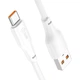 USB кабель Type-C для зарядки телефона / Провод шнур Юсб Тайп си для быстрой зарядки и передачи данных 1м C1 - изображение 4