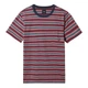 Футболка Vans Knollwood Stripe Color: Stargazer/Racing Red (VN0A49RMYMY) 2XL - изображение 2