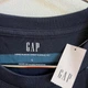 Лонгслив GAP Long Sleeve Crew Organic Cotton Color: Navy/Blue Stripes XL - изображение 4