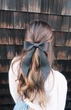 Бант для волос на заколке шпилька 21*14*4 см Fashion accessories Черный - изображение 2