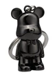 Металлический Брелок для ключей Мишка (Bearbrick) 3.5 см медвежонок наключник Беарбрик бербрик Черный - изображение 1
