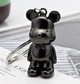 Металлический Брелок для ключей Мишка (Bearbrick) 3.5 см медвежонок наключник Беарбрик бербрик Черный - изображение 6