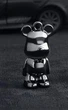 Металлический Брелок для ключей Мишка (Bearbrick) 3.5 см медвежонок наключник Беарбрик бербрик Черный - изображение 11