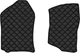 Коврики из экокожи EVAtech ECO в салон авто передние для Escalade 3 (GMT900) 7 seats Cadillac 2007-2013 3 поколения SUV USA Экокожа черная с черной нитью черный кант (CC13537AB2BBB) - изображение 1