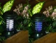 Ловушка для комарів на сонячній батареї Bug Zapper ультрафіолетова мухоловка комах інсектицидна лампа переносна проти комар світильник садовий від мошка мух моль комарі метелики знищувач літаючих шкідників (Solar-9028) - зображення 6