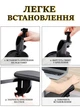 Анатомічна підставка для рук і ліктів із фіксацією на столі ABS-пластик екошкіра 16 см чорна (CKL-020) - зображення 6