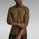 Сорочка чоловіча з довгим рукавом G-Star Marine Slim Shirt XL Хакі - зображення 5