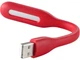 Гнучка світлодіодна лампа з USB роз'ємом 1.2W, лампа для Power Bank, комп'ютера, ноутбука, холодне світло, червона - зображення 4